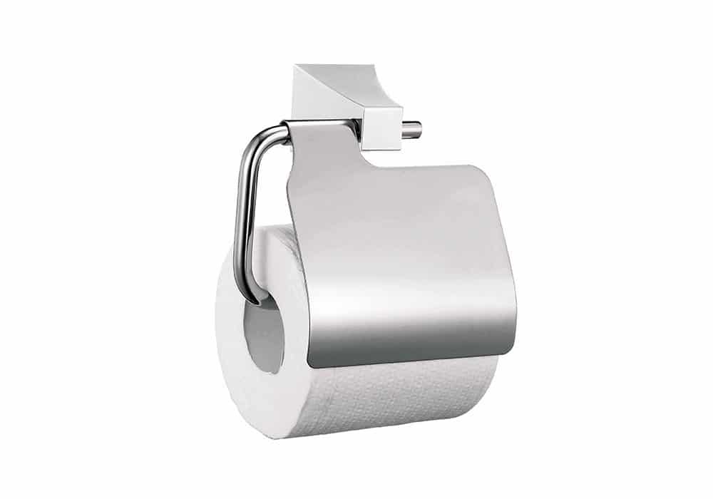 Bocchi Padova Tuvalet Kağıtlığı - Kapaklı Krom