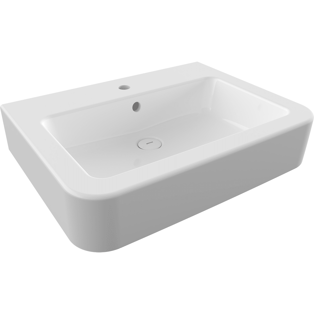 Bocchi Parma Tezgah Üstü Lavabo 65 cm Parlak Beyaz Bocchi Parma Tezgah Üstü Lavabo 65 cm Parlak Beyaz