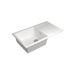 Bocchi Prato 860x500 Tek Gözlü Damlalıklı Bianco Latte