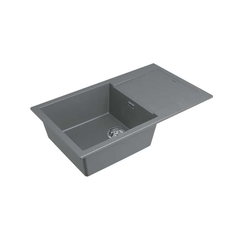 Bocchi Prato 860x500 Tek Gözlü Damlalıklı Concrete