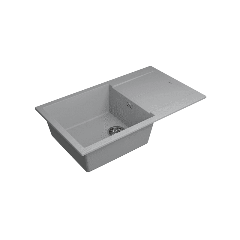 Bocchi Prato 860x500 Tek Gözlü Damlalıklı Urban Grey