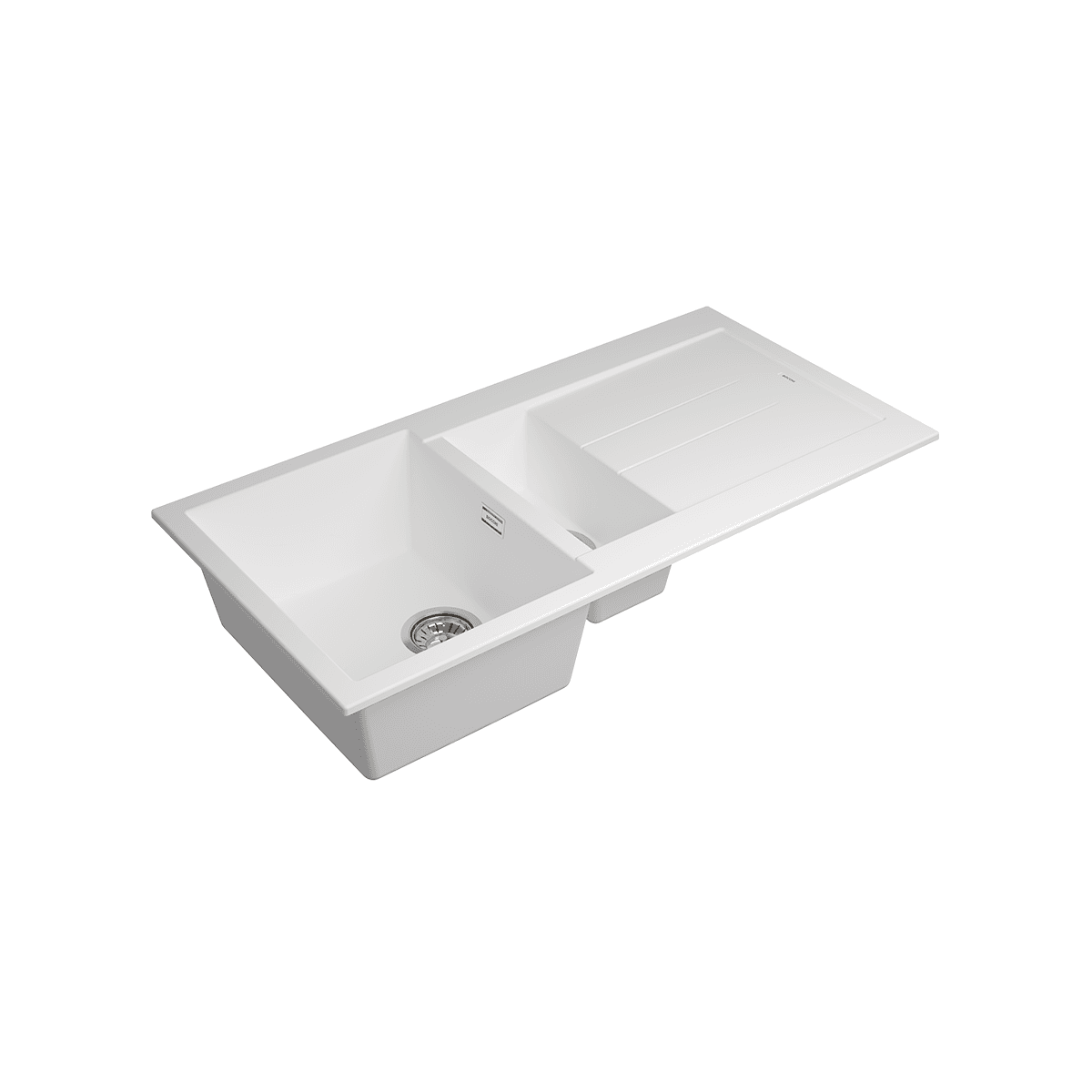 Bocchi Prato 990x500 1.5 Gözlü Damlalıklı Bianco Latte Bocchi Prato 990x500 1.5 Gözlü Damlalıklı Bianco Latte