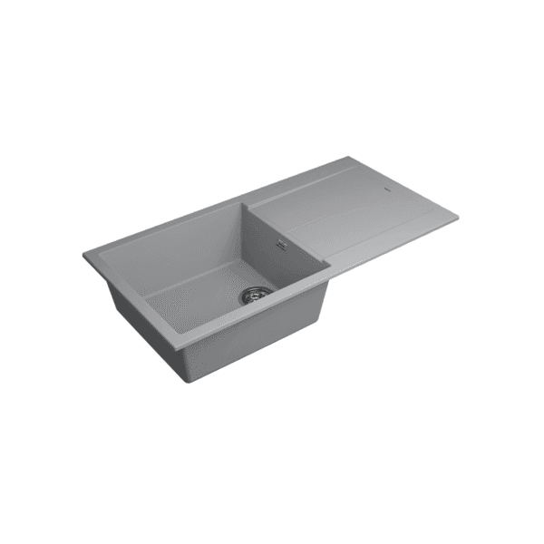 Bocchi Prato 990x500 Tek Gözlü Damlalıklı Urban Grey