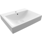 Bocchi Scala Arch Tezgah Üstü Lavabo 60 cm Parlak Beyaz