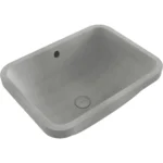 Bocchi Scala Arch Tezgah Altı Lavabo 55 cm Mat Beton