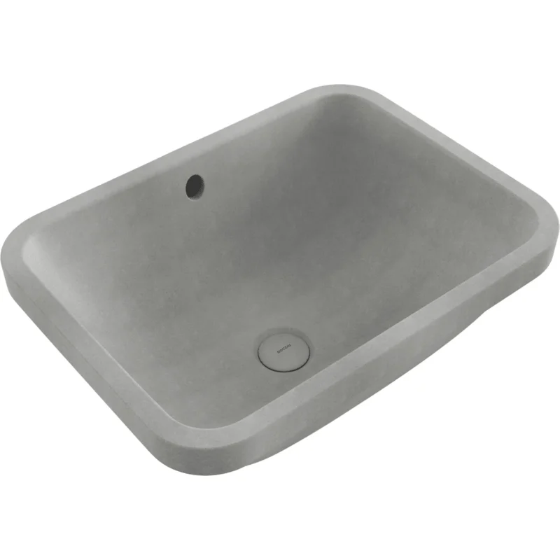 Bocchi Scala Arch Tezgah Altı Lavabo 55 cm Mat Beton