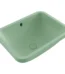 Bocchi Scala Arch Tezgah Altı Lavabo 55 cm Mat Mint Yeşil