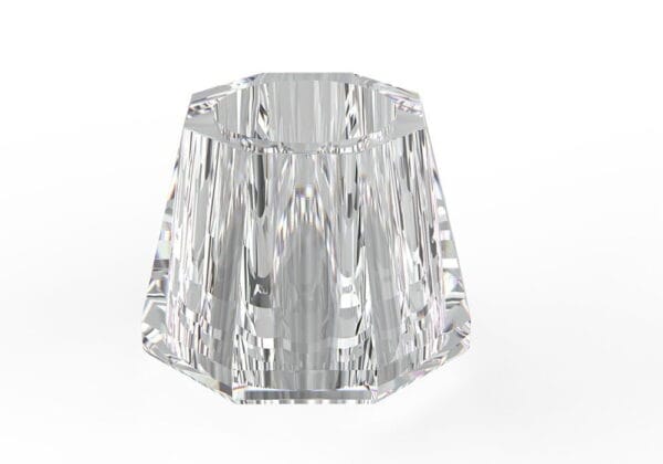 Bocchi Sorrento Diş Fırçalığı Tezgah Üstü Şeffaf