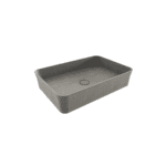 Bocchi Sottile Slim Line Tezgah Üstü Dikdörtgen 55X38 cm Lavabo Mat Beton