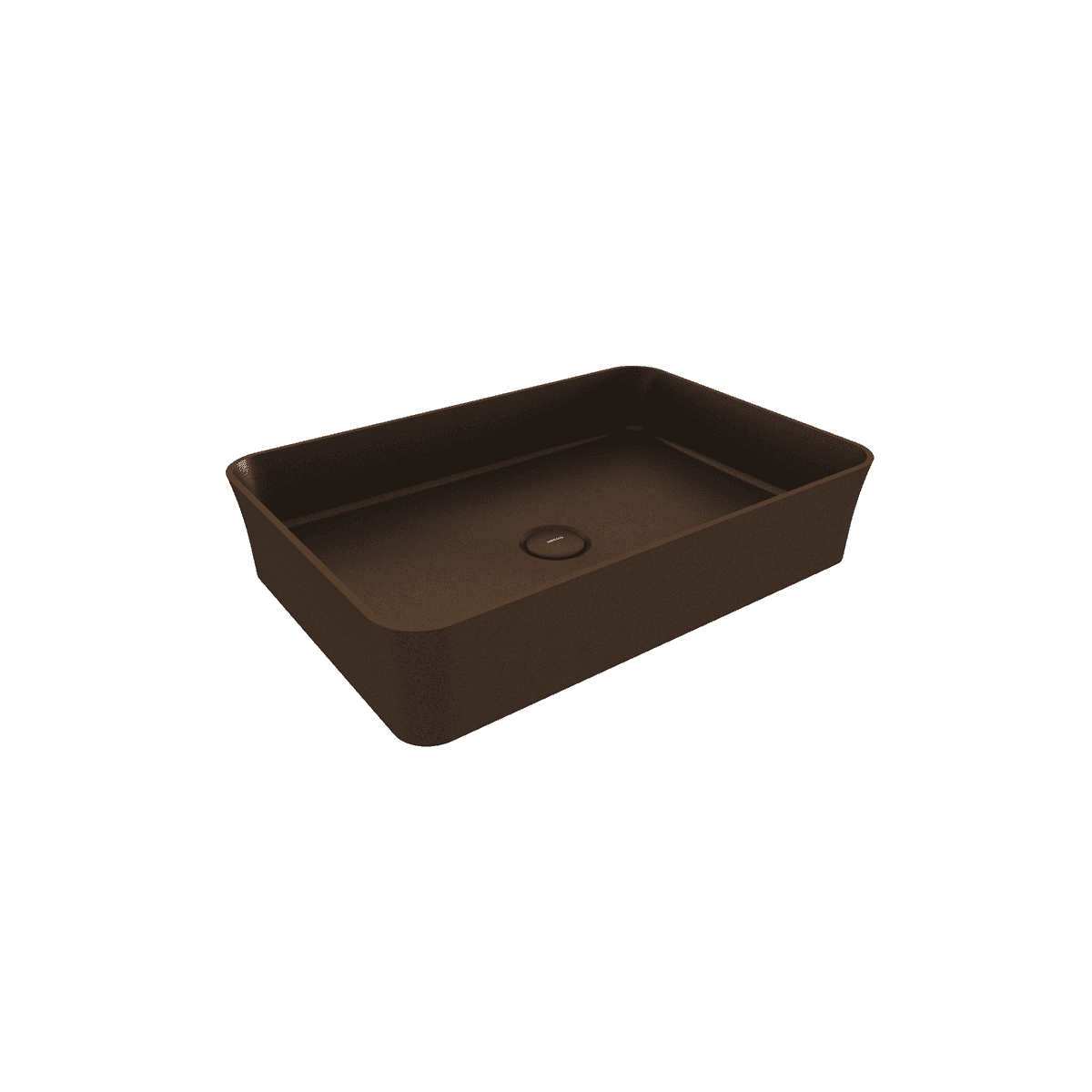 Bocchi Sottile Slim Line Tezgah Üstü Dikdörtgen 55X38 cm Lavabo Mat Bronz Bocchi Sottile Slim Line Tezgah Üstü Dikdörtgen 55X38 cm Lavabo Mat Bronz