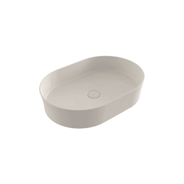Bocchi Sottile Slim Line Tezgah Üstü Elips 55X38 cm Lavabo Parlak Bisküvi