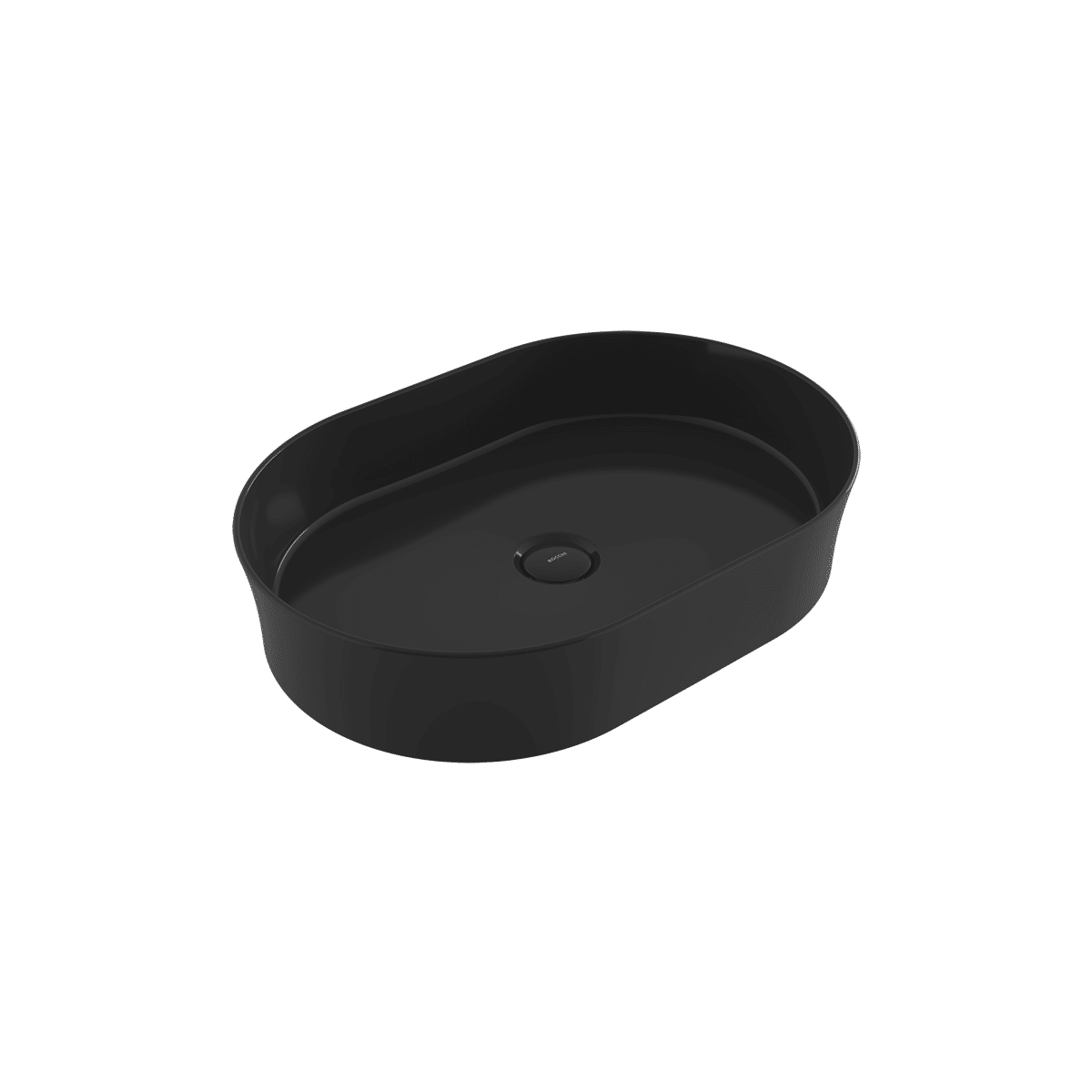 Bocchi Sottile Slim Line Tezgah Üstü Elips 55X38 cm Lavabo Parlak Siyah Bocchi Sottile Slim Line Tezgah Üstü Elips 55X38 cm Lavabo Parlak Siyah