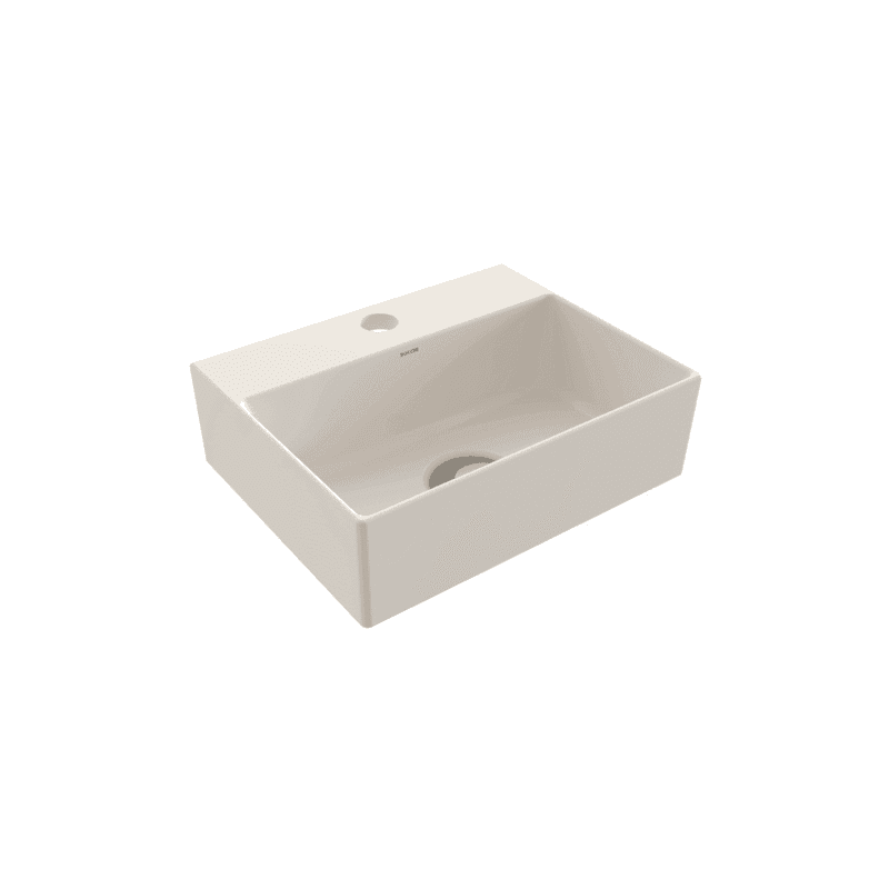 Bocchi Sottile Slim Line Tezgah Üstü Lavabo 30x24 cm Parlak Bisküvi