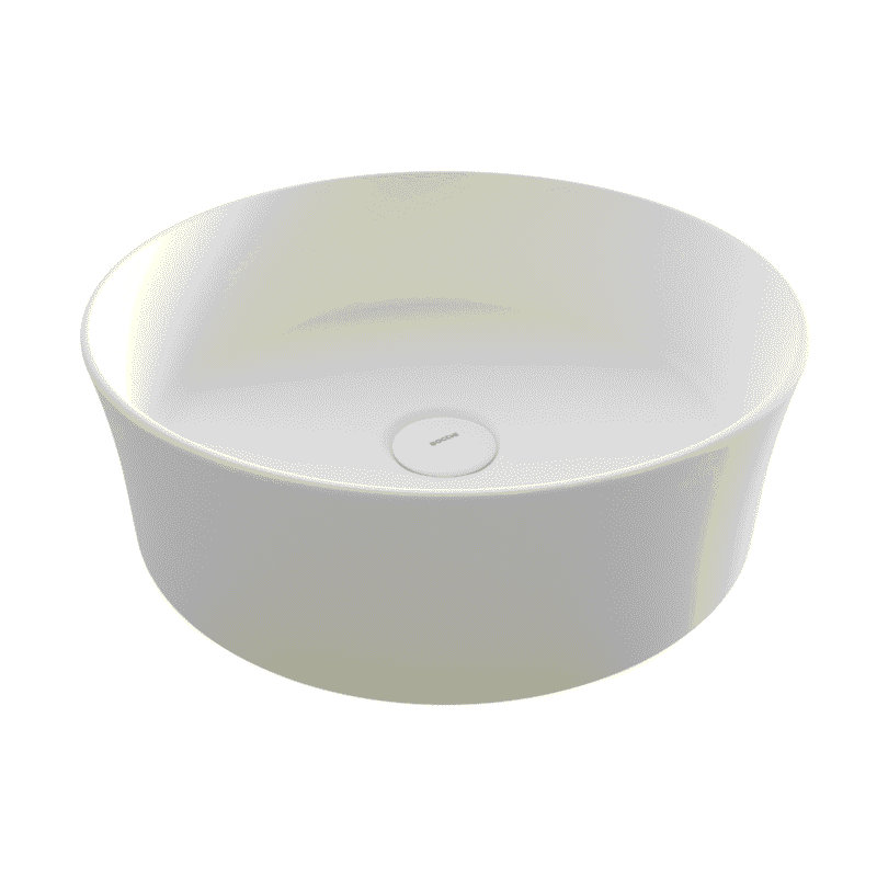 Bocchi Sottile Slim Line Tezgah Üstü Lavabo 38 cm Mat Beyaz