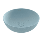 Bocchi Sottile Slim Line Tezgah Üstü Lavabo 38 cm Mat Buz Mavisi