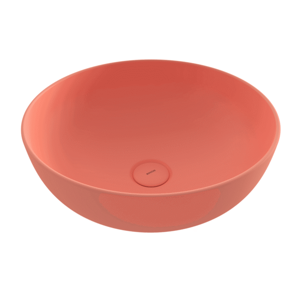 Bocchi Sottile Slim Line Tezgah Üstü Lavabo 38 cm Mat Somon