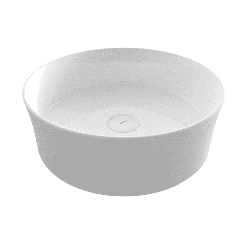 Bocchi Sottile Slim Line Tezgah Üstü Lavabo 38 cm Parlak Beyaz