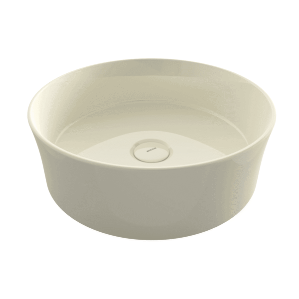 Bocchi Sottile Slim Line Tezgah Üstü Lavabo 38 cm Parlak Bisküvi