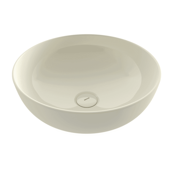 Bocchi Sottile Slim Line Tezgah Üstü Lavabo 38 cm Parlak Bisküvi