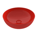 Bocchi Sottile Slim Line Tezgah Üstü Lavabo 38 cm Parlak Kırmızı