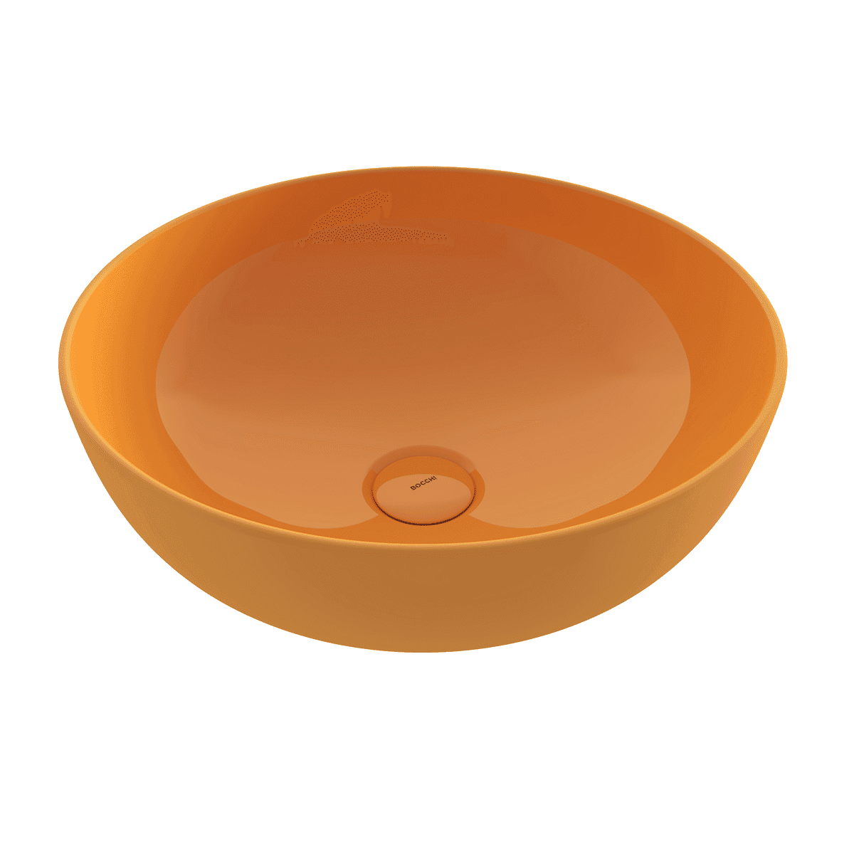 Bocchi Sottile Slim Line Tezgah Üstü Lavabo 38 cm Parlak Mandalina Sarısı Bocchi Sottile Slim Line Tezgah Üstü Lavabo 38 cm Parlak Mandalina Sarısı