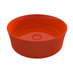 Bocchi Sottile Slim Line Tezgah Üstü Lavabo 38 cm Parlak Turuncu