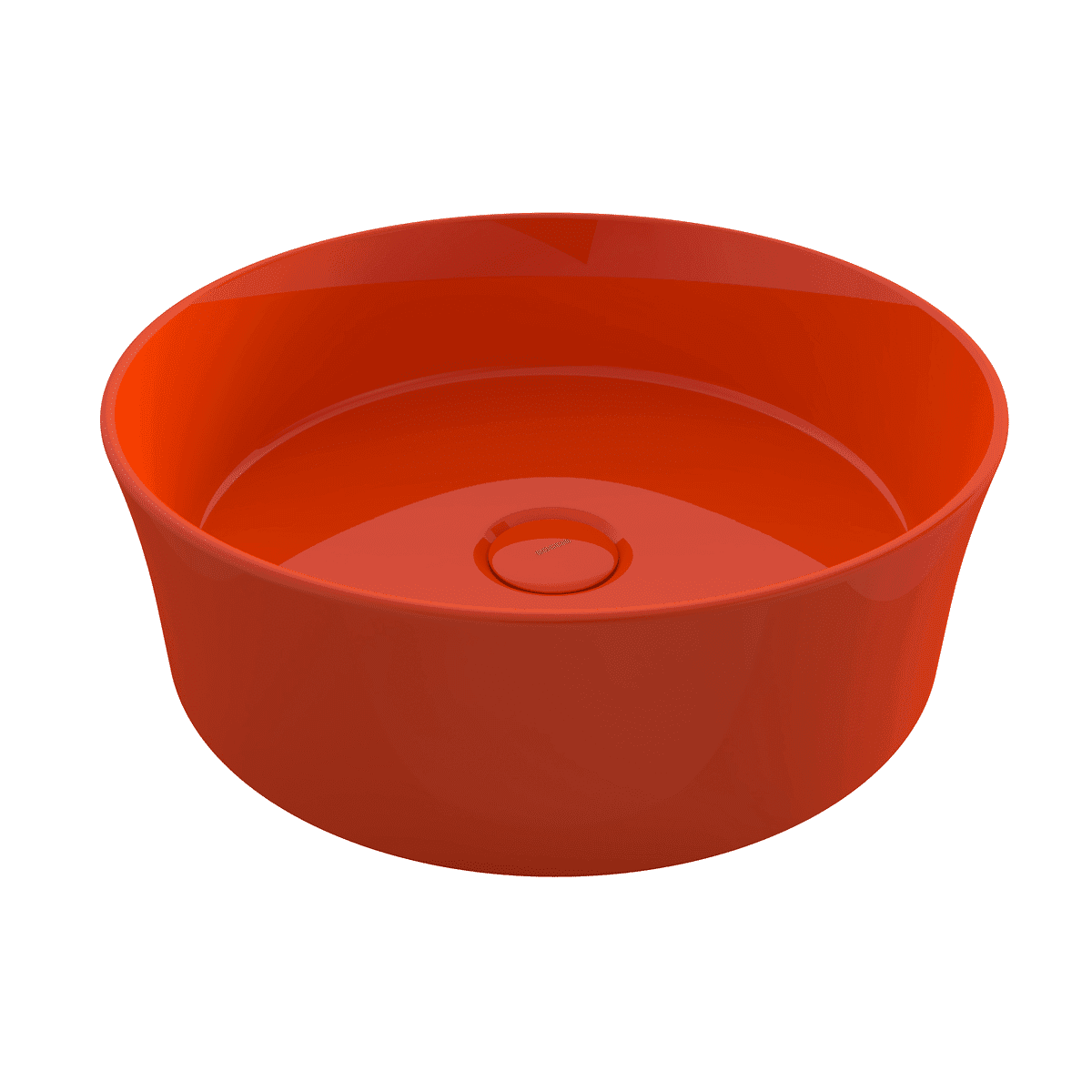 Bocchi Sottile Slim Line Tezgah Üstü Lavabo 38 cm Parlak Turuncu Bocchi Sottile Slim Line Tezgah Üstü Lavabo 38 cm Parlak Turuncu