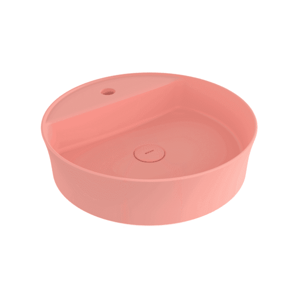 Bocchi Sottile Slim Line Tezgah Üstü Lavabo 45 cm Mat Somon