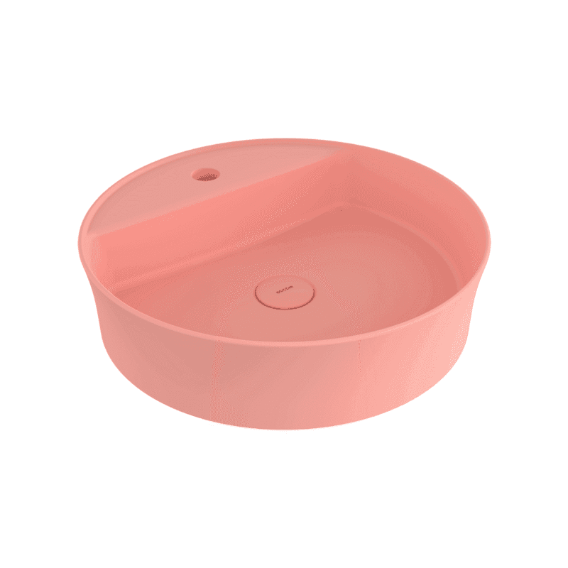 Bocchi Sottile Slim Line Tezgah Üstü Lavabo 45 cm Mat Somon