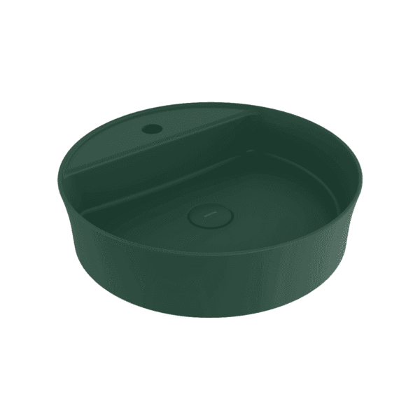 Bocchi Sottile Slim Line Tezgah Üstü Lavabo 45 cm Mat Yeşil