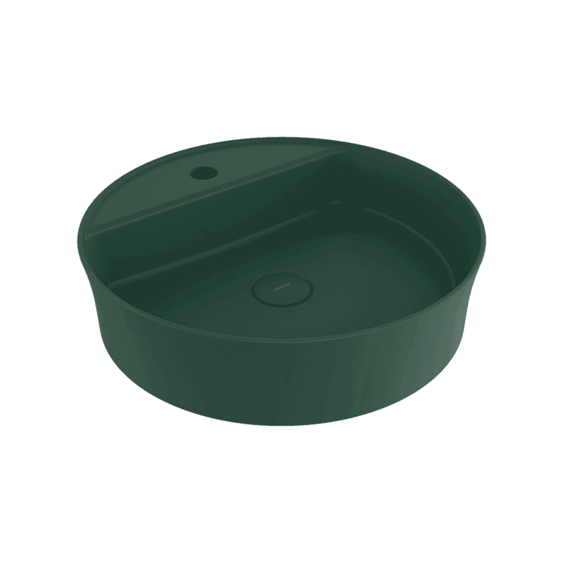 Bocchi Sottile Slim Line Tezgah Üstü Lavabo 45 cm Mat Yeşil