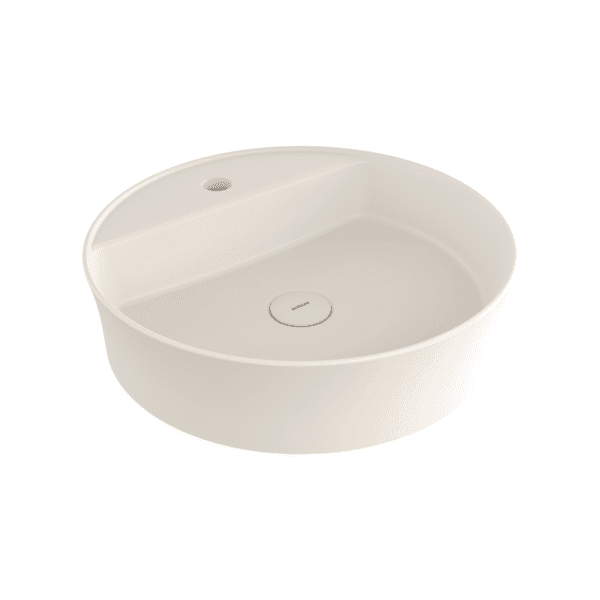 Bocchi Sottile Slim Line Tezgah Üstü Lavabo 45 cm Parlak Bisküvi