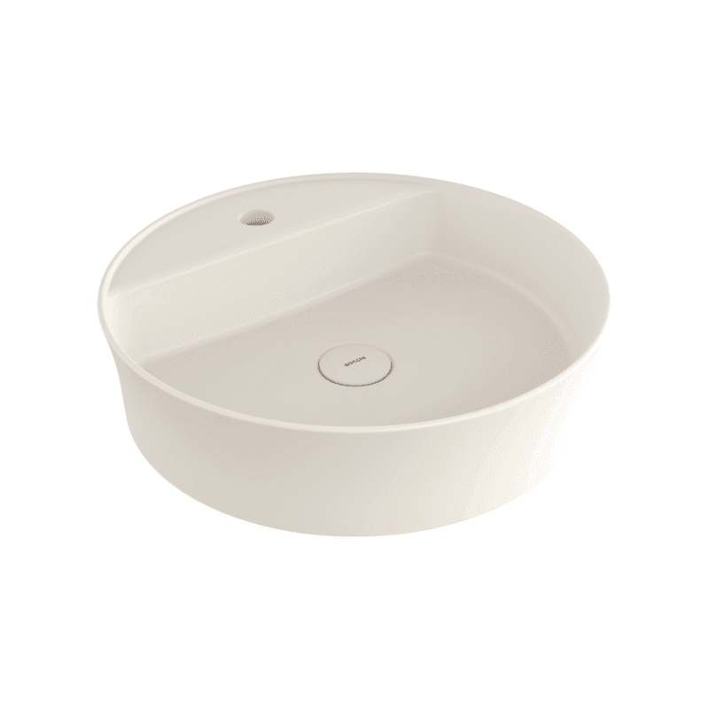 Bocchi Sottile Slim Line Tezgah Üstü Lavabo 45 cm Parlak Bisküvi