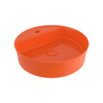 Bocchi Sottile Slim Line Tezgah Üstü Lavabo 45 cm Parlak Turuncu