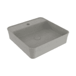 Bocchi Sottile Slim Line Tezgah Üstü Lavabo 45x45 cm Mat Beton