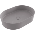 Bocchi Sottile Slim Line Tezgah Üstü Lavabo 55x38 cm Mat Gri