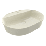 Bocchi Sottile Slim Line Tezgah Üstü Lavabo 60x45 cm Parlak Bisküvi