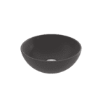 Bocchi Sottile Slim Line Tezgah Üstü Yuvarlak 26 cm Lavabo Mat Antrasit