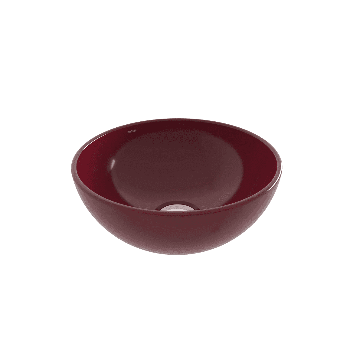 Bocchi Sottile Slim Line Tezgah Üstü Yuvarlak 26 cm Lavabo Parlak Burgonya Bordosu Bocchi Sottile Slim Line Tezgah Üstü Yuvarlak 26 cm Lavabo Parlak Burgonya Bordosu