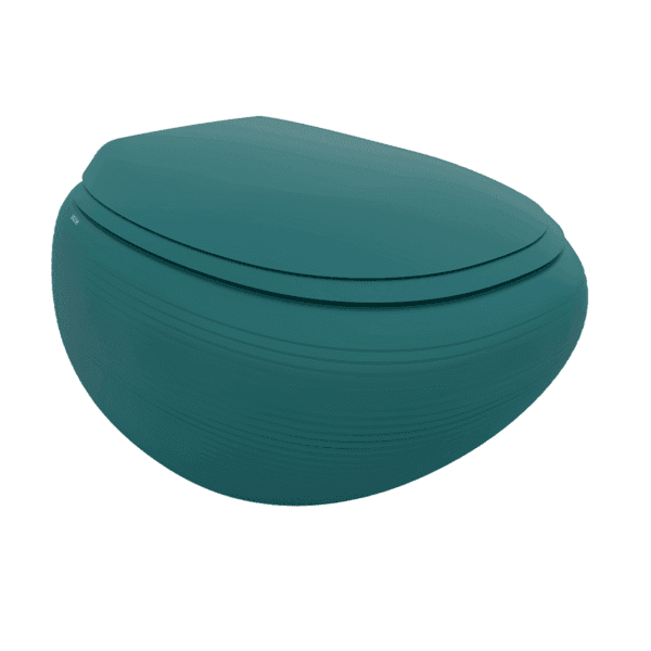 Bocchi Strata Kısa Asma Rimless Klozet Mat Petrol Mavisi