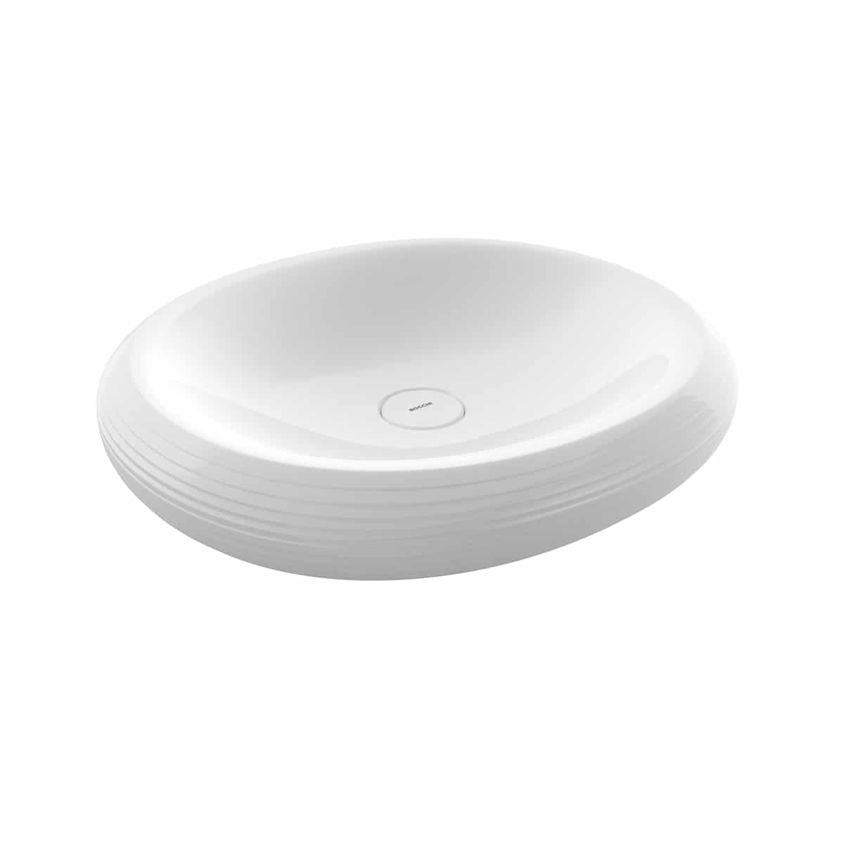 Bocchi Strata Tezgah Üstü Lavabo 49 cm Parlak Beyaz Bocchi Strata Tezgah Üstü Lavabo 49 cm Parlak Beyaz