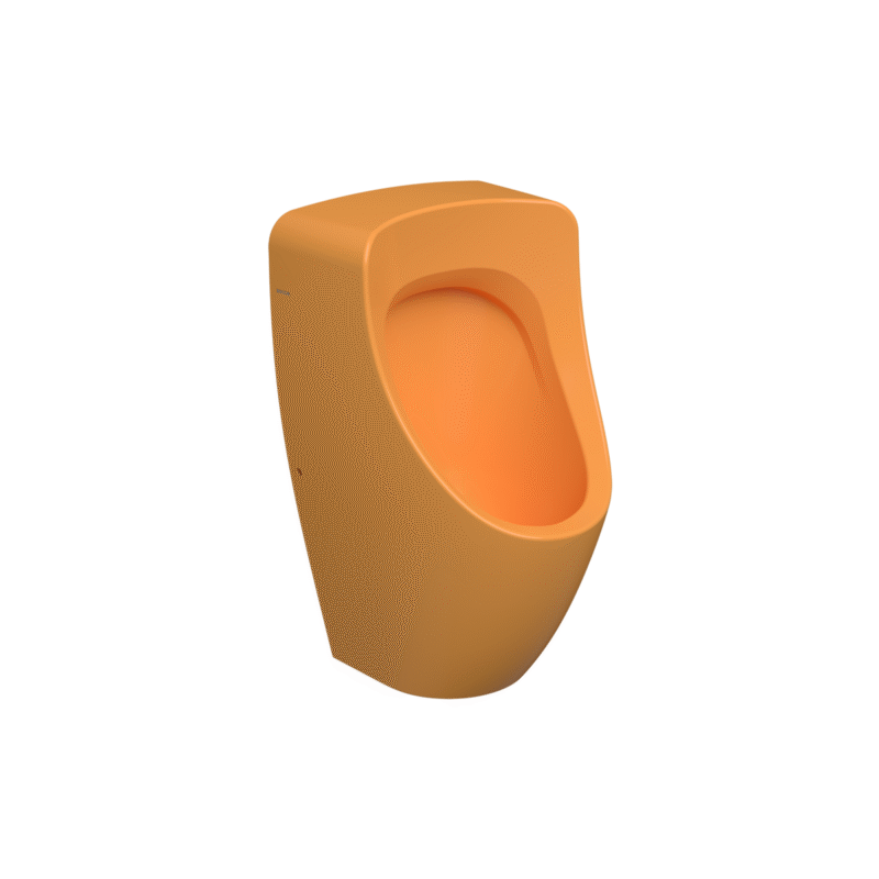 Bocchi Taormina Arch Arkadan Su Girişli Pisuvar Parlak Mandalina Sarısı