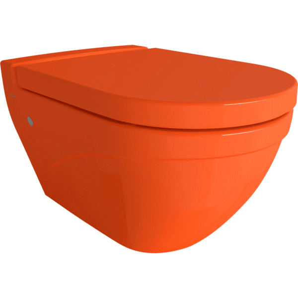 Bocchi Taormina Arch Gizli Taharet Girişli Asma Klozet Parlak Turuncu