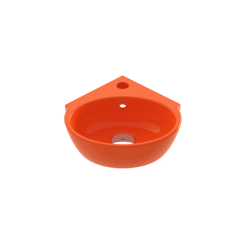 Bocchi Taormina Arch Köşe Lavabo 30 cm Parlak Turuncu