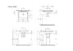 Bocchi Taormina Pro Lavabo 57 cm Üç Delikli Parlak Beyaz