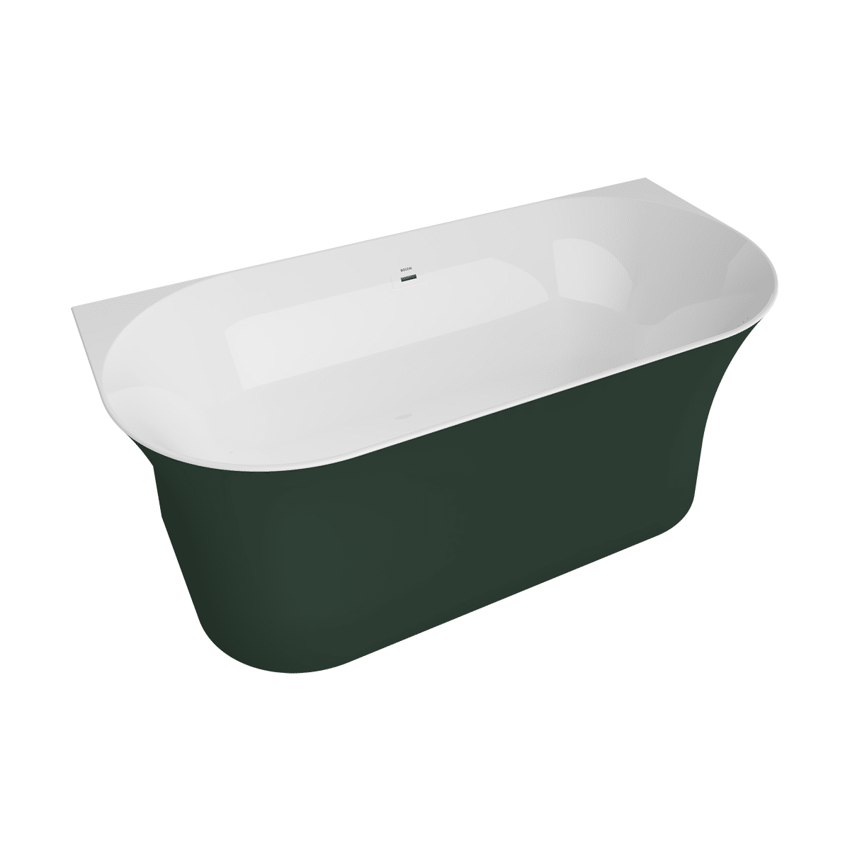 Bocchi Taranto Küvet Parlak Yeşil-Beyaz Bocchi Taranto Küvet Parlak Yeşil-Beyaz