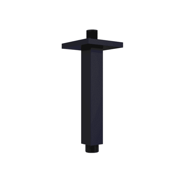 Bocchi Tavandan Tepe Duşu Kolu Yuvarlak H.150 mm Mat Siyah