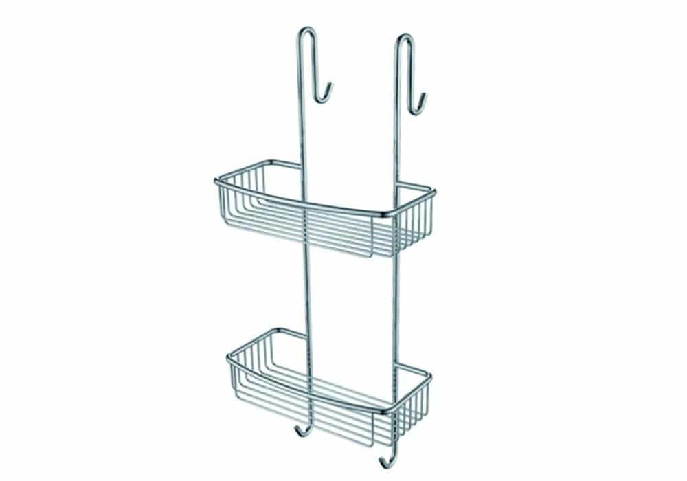 Bocchi Tel Sabunluk Malzemelik İkili Kabine Asma Tel Sabunluk Malzemelik İkili Kabine Asma Krom