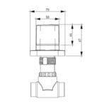 Bocchi Tula Ankastre Stop Valf Kare Rozet