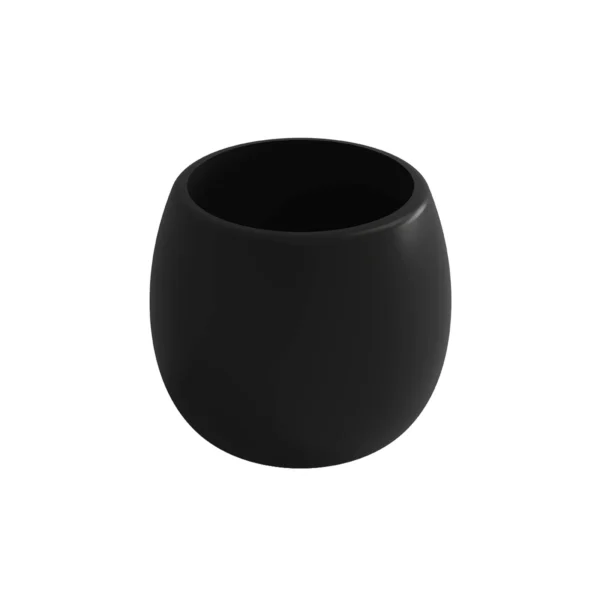 Bocchi Uovo Diş Fırçalık Seramik Mat Siyah